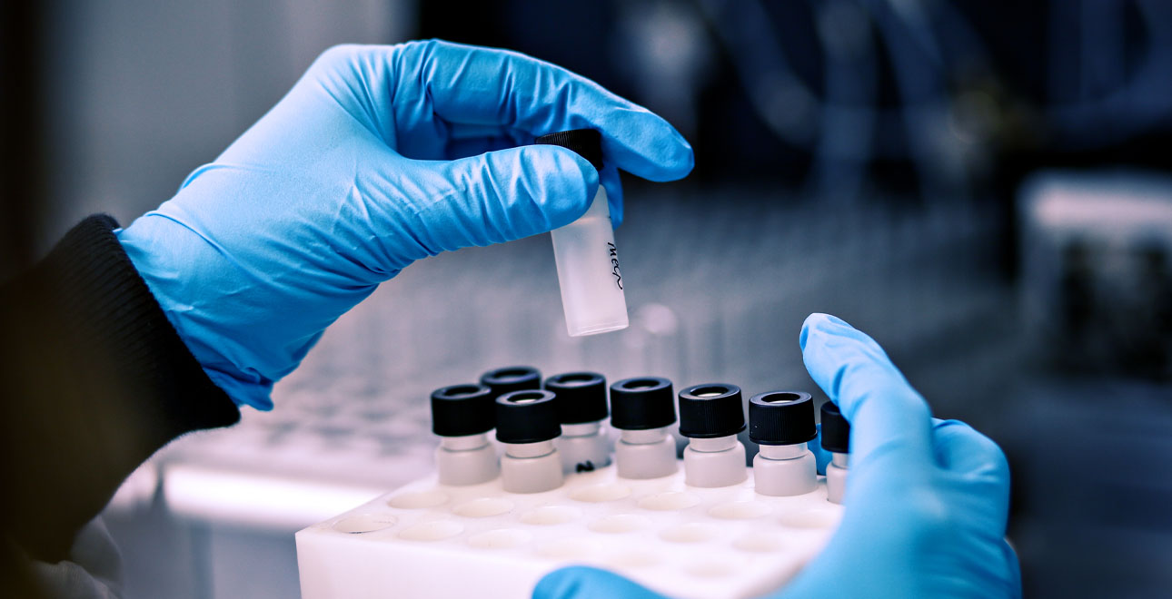Concept Life Sciences case study image - closeup of test tubes